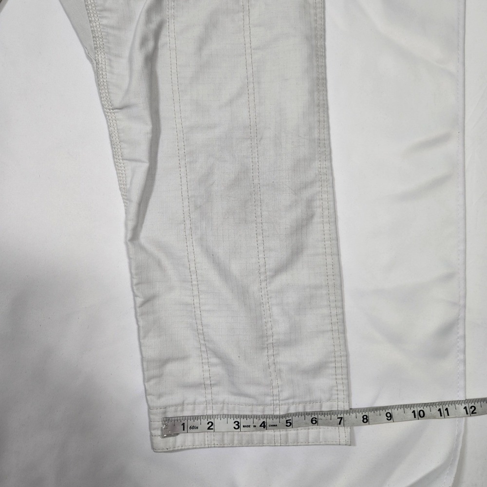 Gracie Barra BJJ Gi Pants Mens A1 White Ripstop Equipe Brazilian Jiu Jitsu - Picture 10 of 11